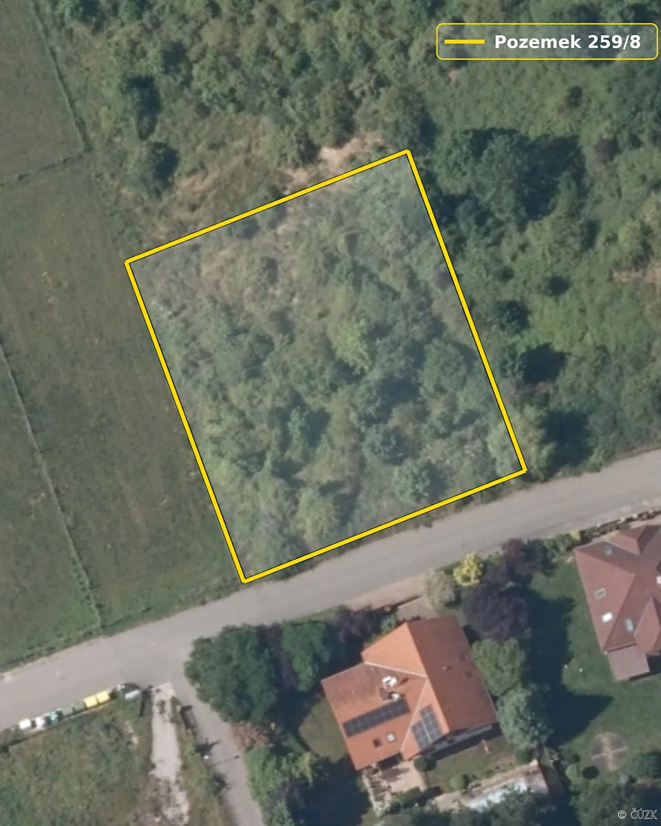 Prodej stavebního pozemku 1506 m²